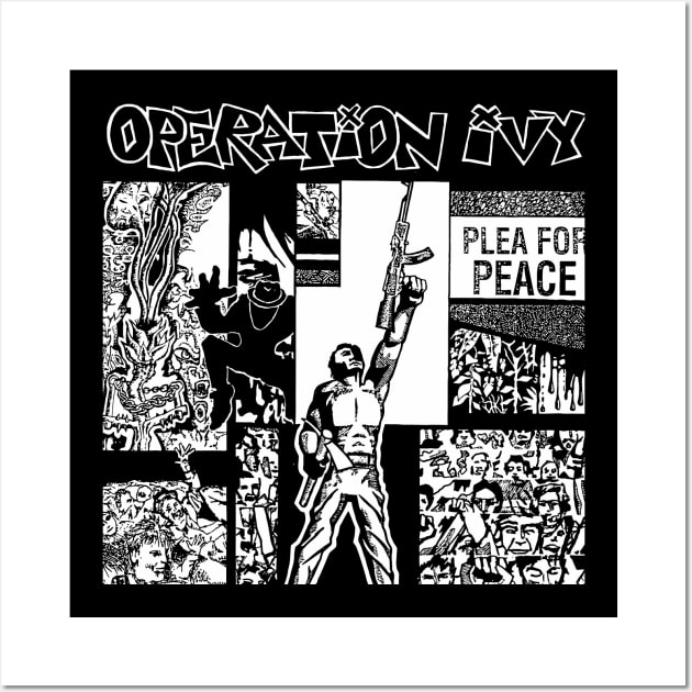 Operation Ivy Plea For Peace Wall Art by Ronald M. Wing